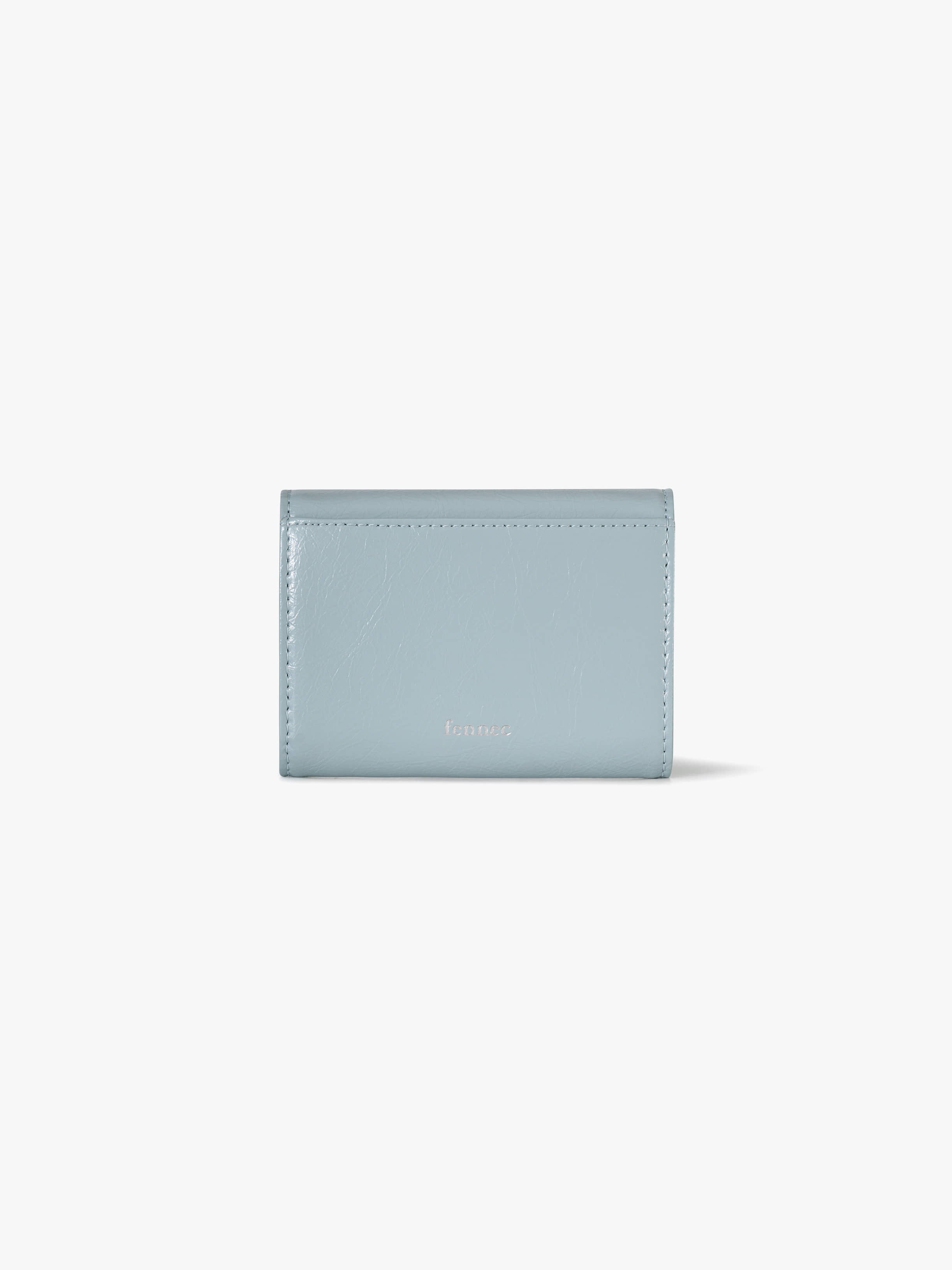 Fennce - CRINKLE TRIANGLE DOCO WALLET HAZE BLUE
