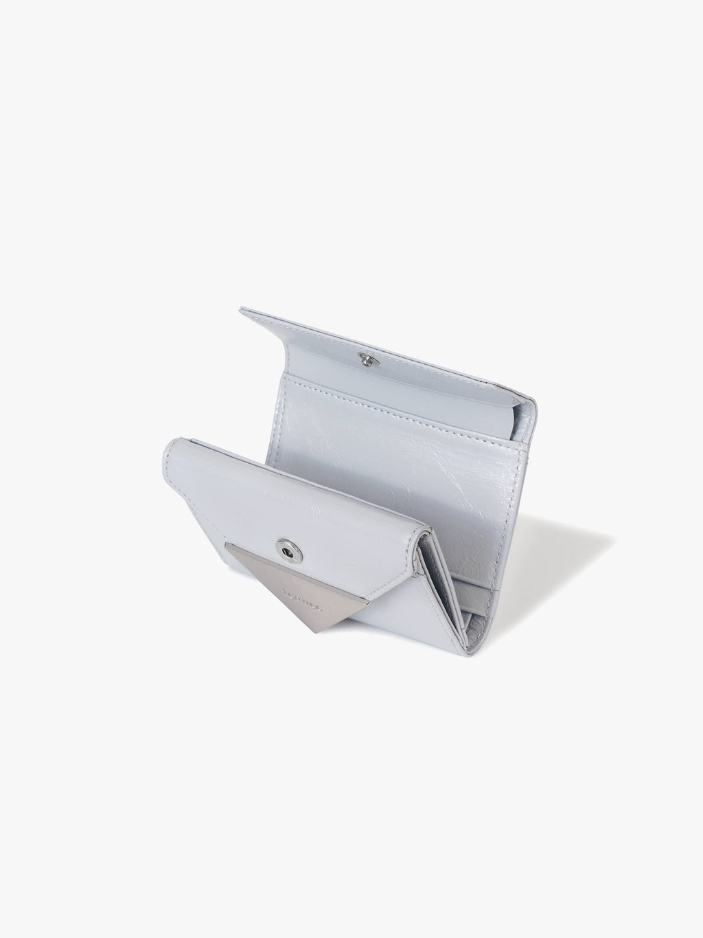 Fennce -  CRINKLE TRIANGLE DOCO WALLET MISTY LAVENDER