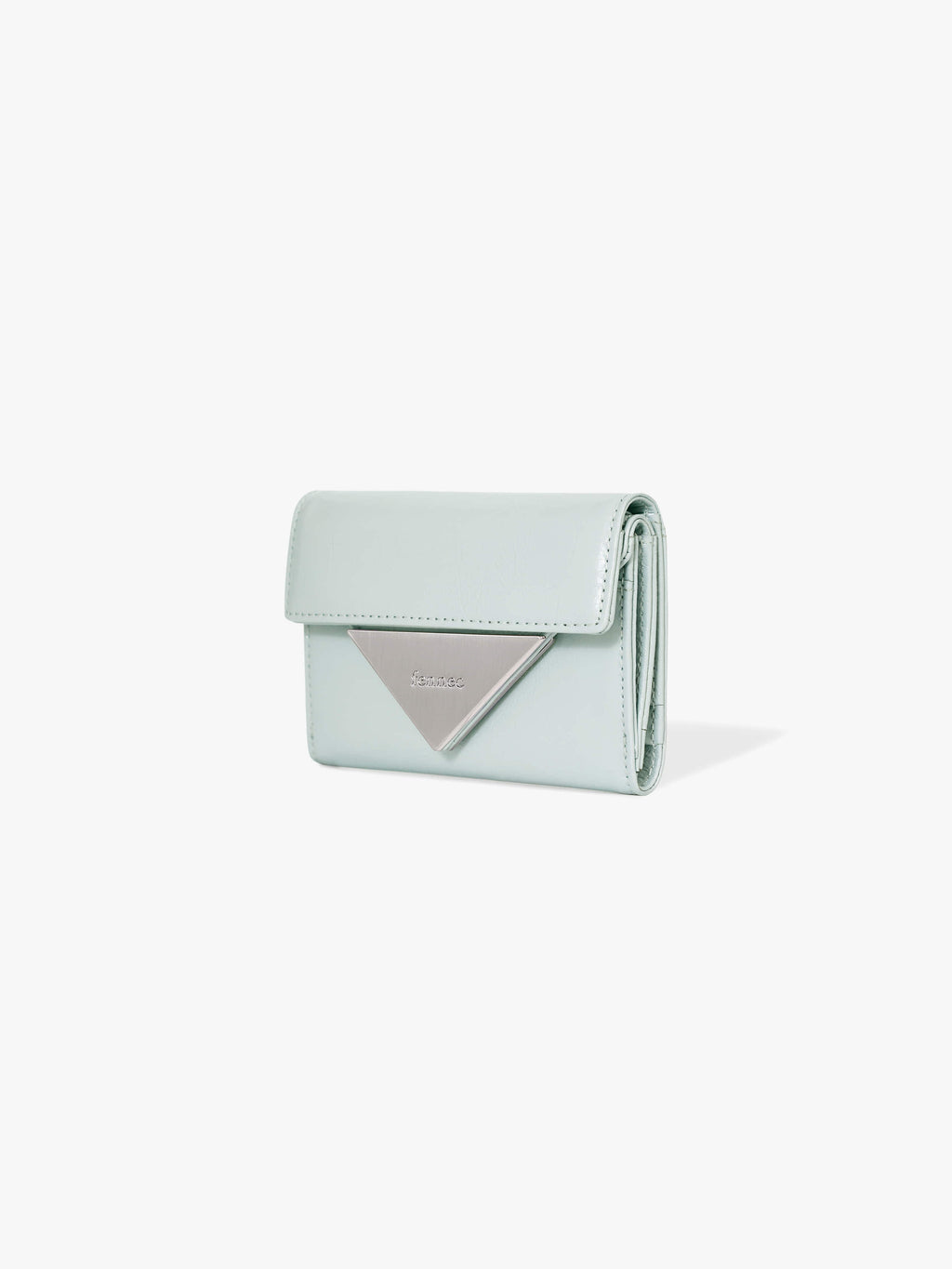 Fennce - CRINKLE TRIANGLE DOCO WALLET PALE MINT