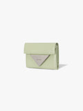 Fennce -  CRINKLE TRIANGLE DOCO WALLET PISTACHIO
