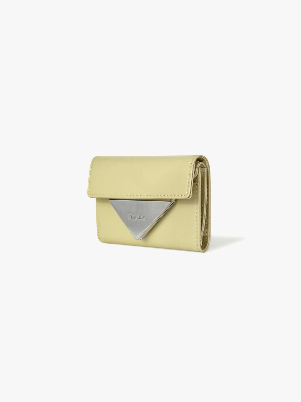 Fennce - CRINKLE TRIANGLE DOCO WALLET SOFT OLIVE