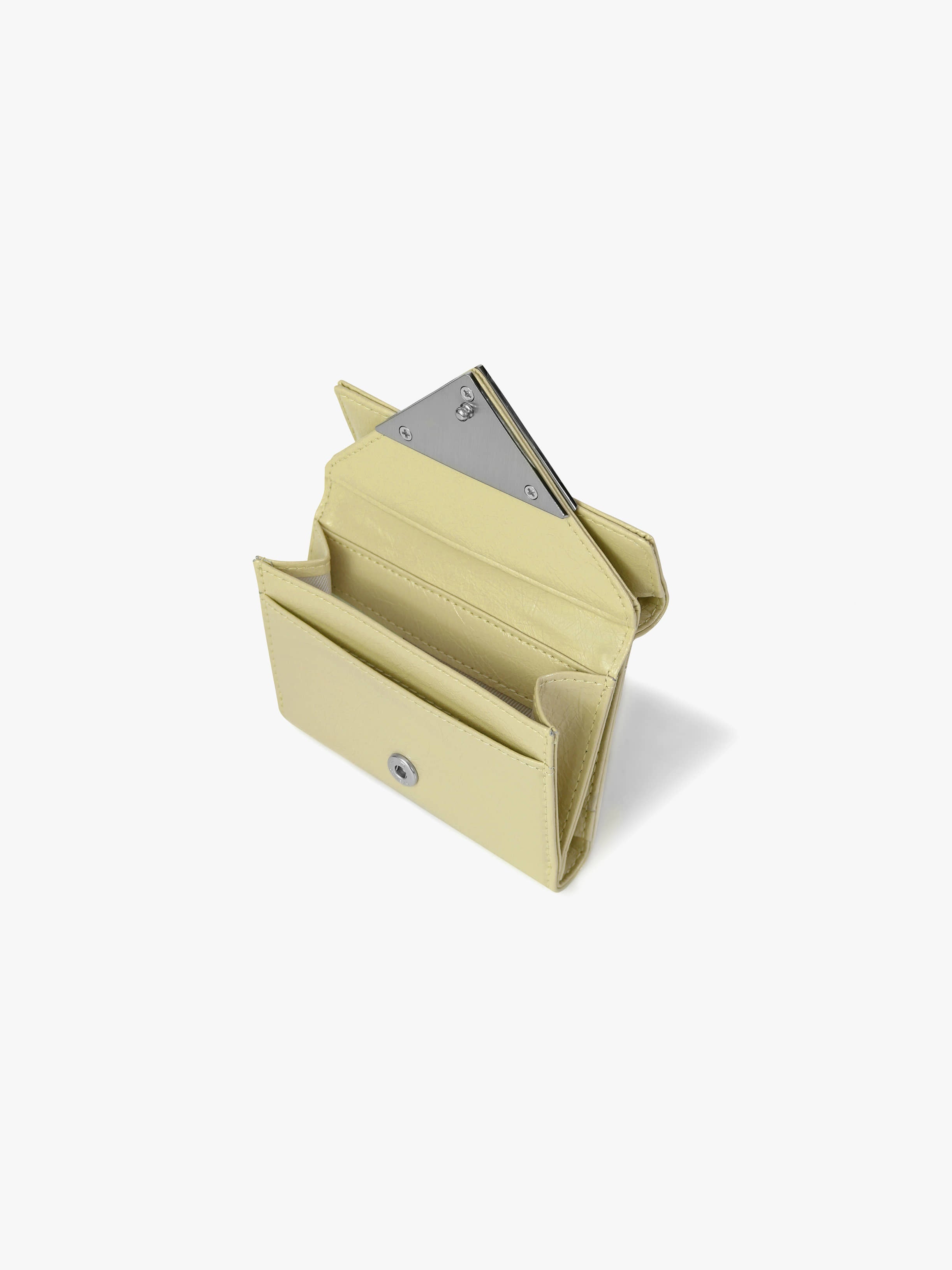 Fennce - CRINKLE TRIANGLE DOCO WALLET SOFT OLIVE