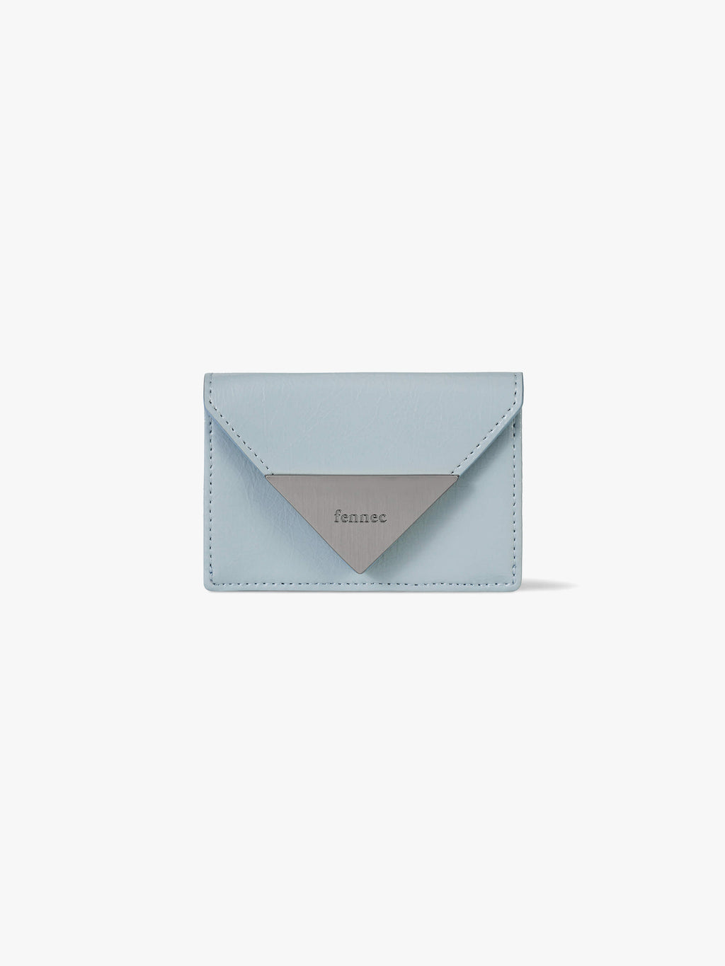 Fennce - CRINKLE TRIANGLE TRIPLE WALLET HAZE BLUE