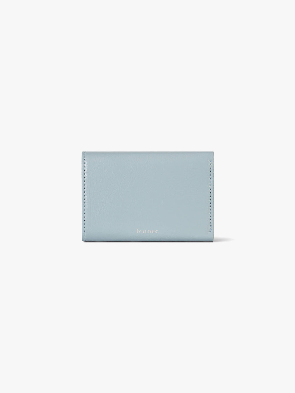 Fennce - CRINKLE TRIANGLE TRIPLE WALLET HAZE BLUE