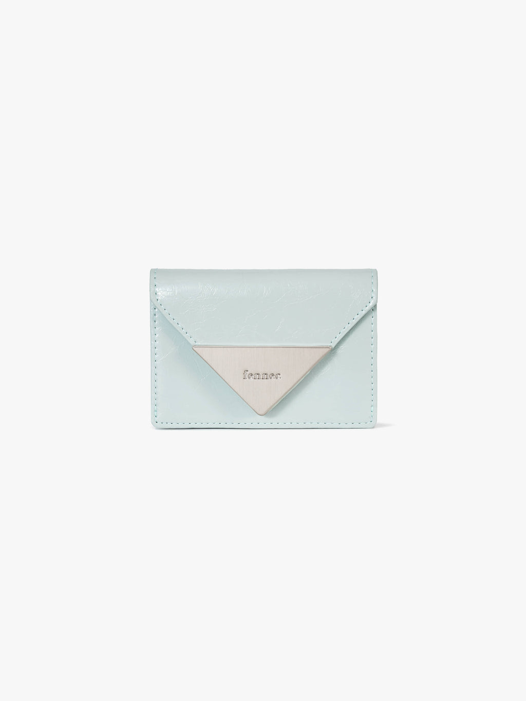 Fennce - CRINKLE TRIANGLE TRIPLE WALLET PALE MINT