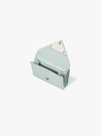 Fennce - CRINKLE TRIANGLE TRIPLE WALLET PALE MINT