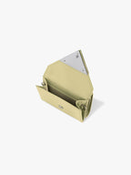 Fennce - CRINKLE TRIANGLE TRIPLE WALLET SOFT OLIVE