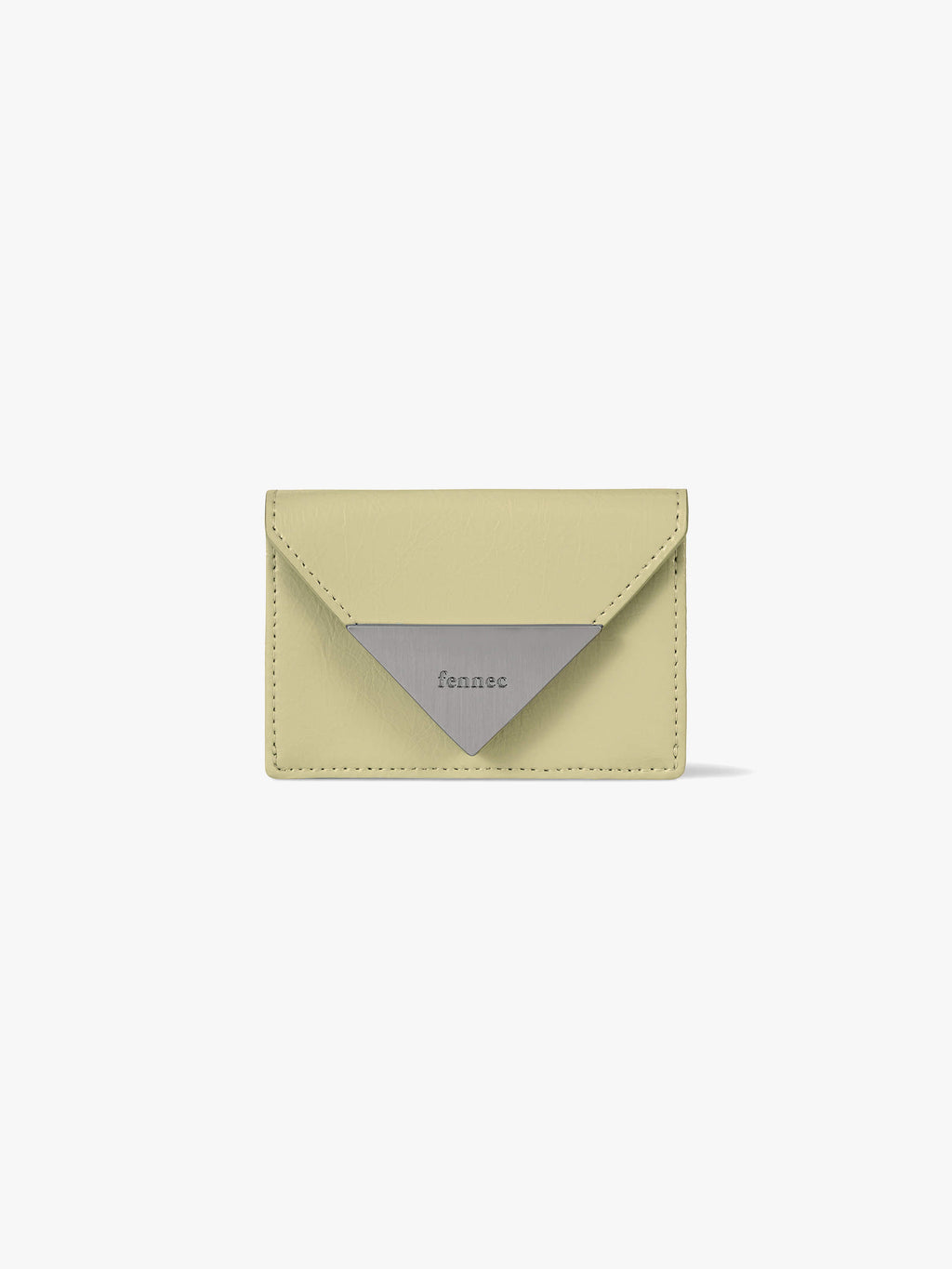 Fennce - CRINKLE TRIANGLE TRIPLE WALLET SOFT OLIVE