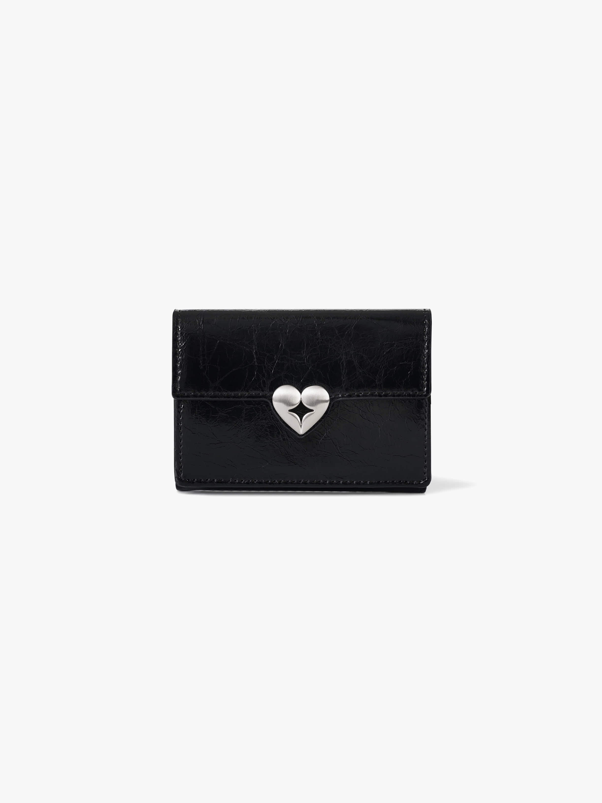Fennce - HEARTY TRIPLE WALLET BLACK