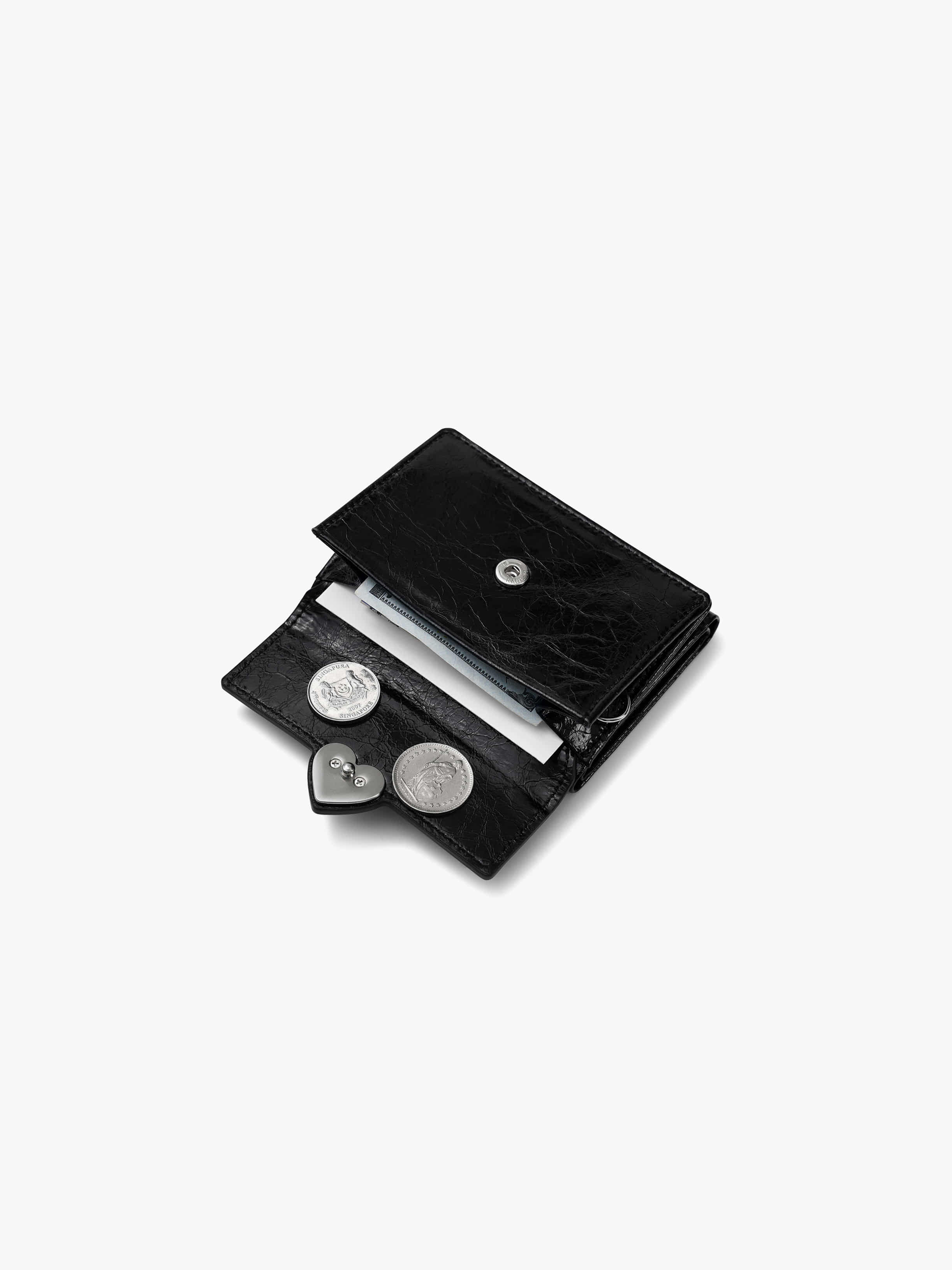 Fennce - HEARTY TRIPLE WALLET BLACK