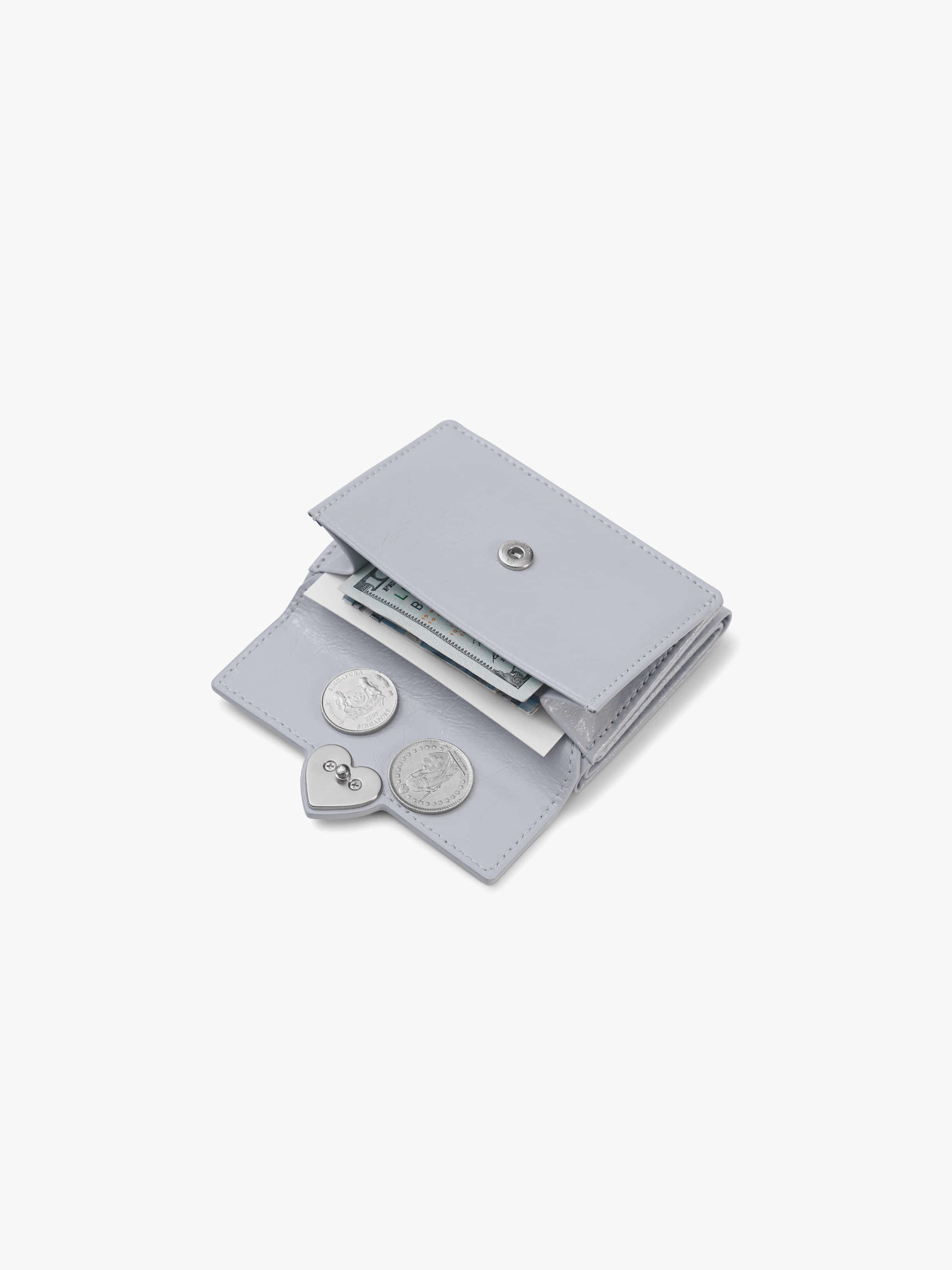 Fennce - HEARTY TRIPLE WALLET MISTY LAVENDER