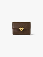 Fennce - HEARTY TRIPLE WALLET MOCHA BROWN