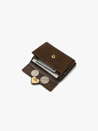 Fennce - HEARTY TRIPLE WALLET MOCHA BROWN
