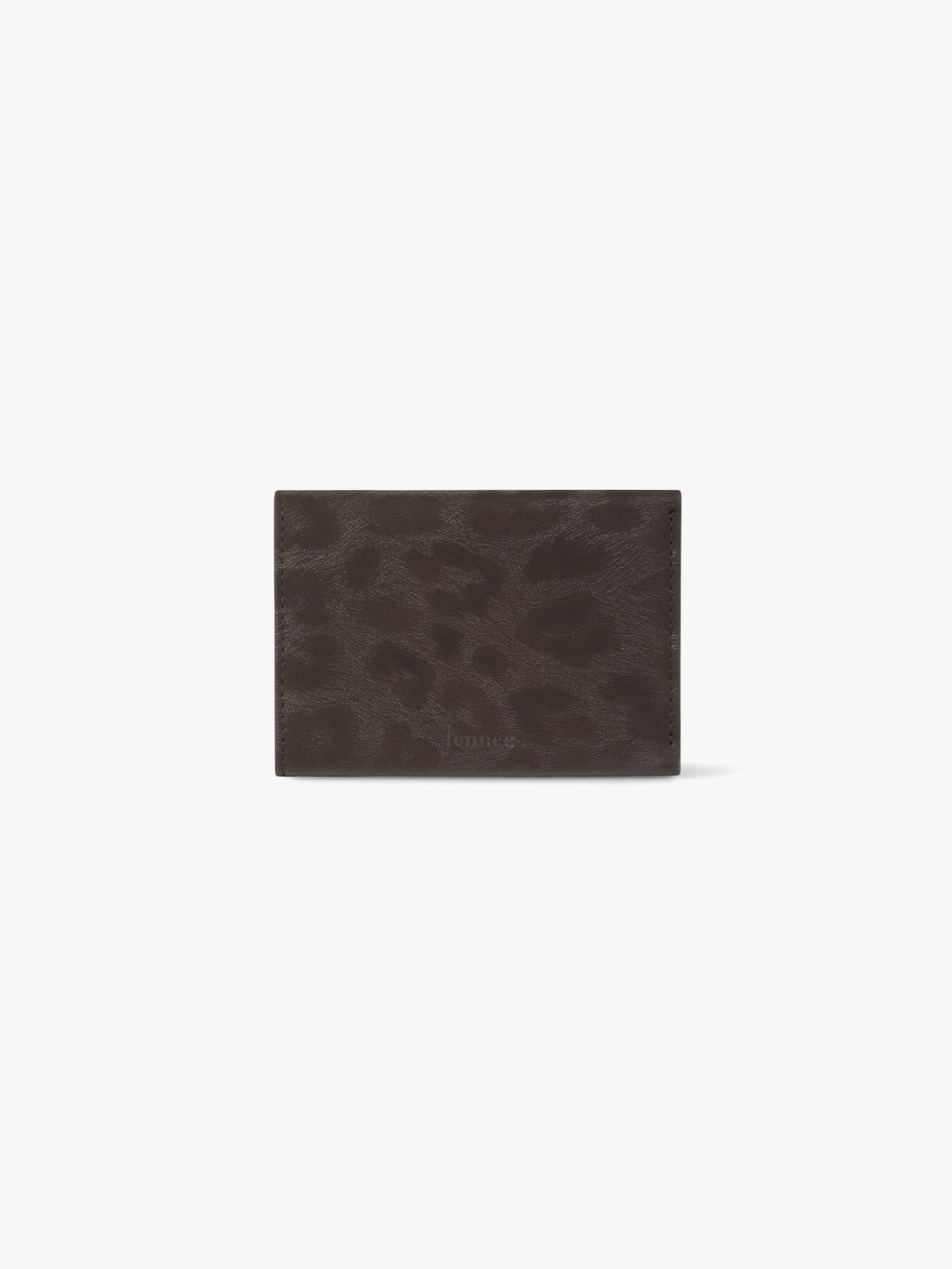 Fennce - TRIANGLE TRIPLE WALLET LEOPARD BROWN
