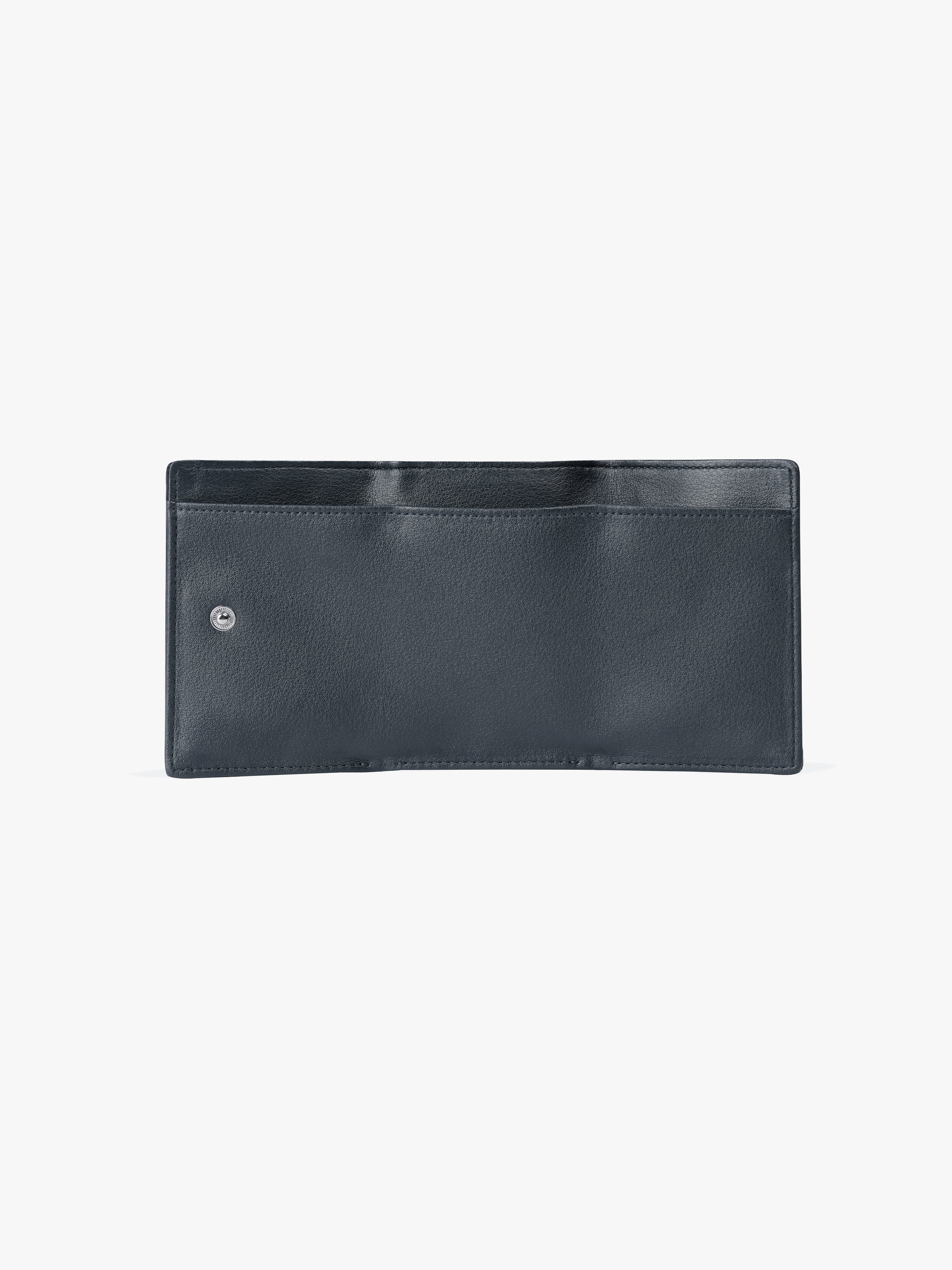 Fennce - TRIANGLE TRIPLE WALLET LEOPARD NAVY