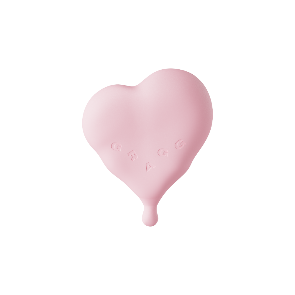 GRAGG - MAGSAFE FLOW HEART BATTERY (3 COLORS) - PINK