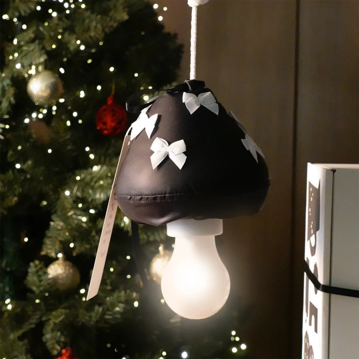 Glossy X LOFA SEOUL - Mushroom Lamp (Black Ribbon)