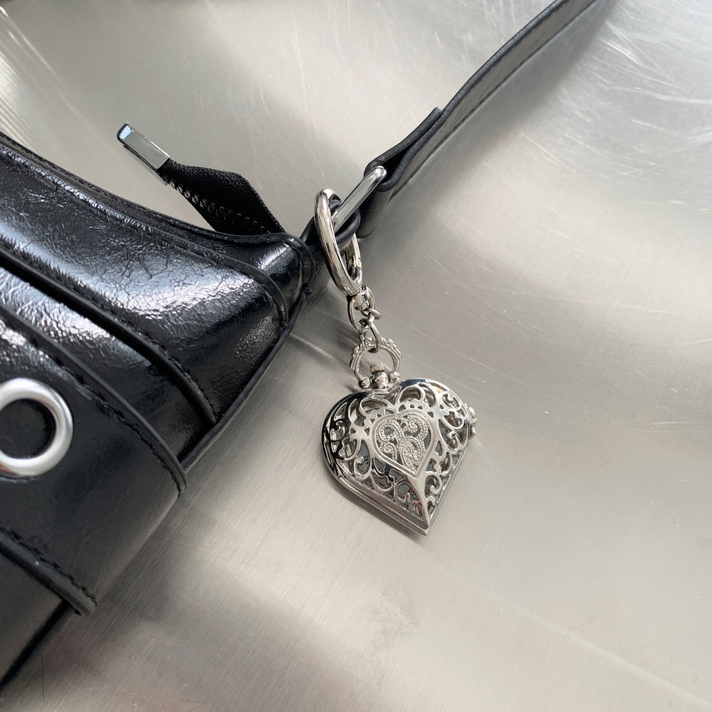 Grumpy Stuff - Ethereal Heart Watch Keychain