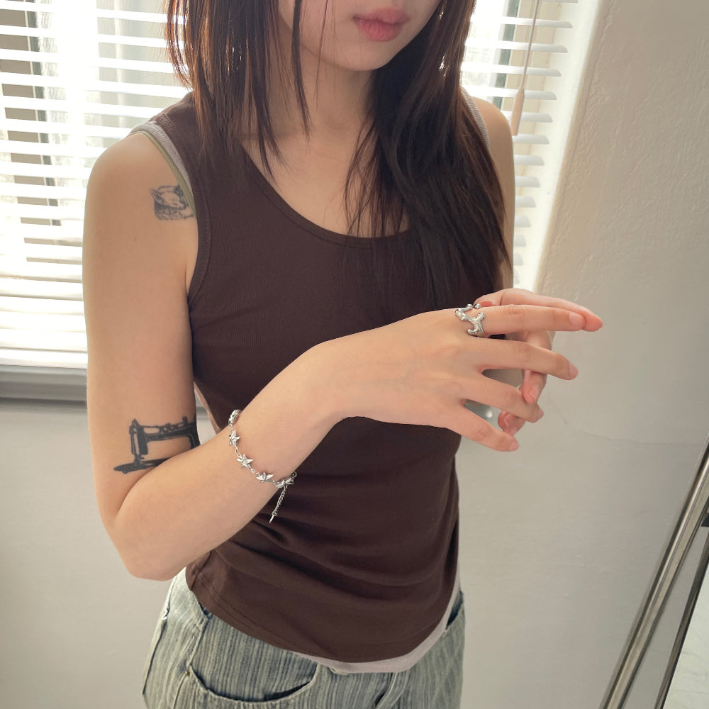 Grumpy Stuff - Star Pop Chain Bracelet