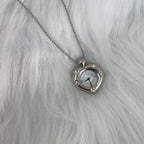 Grumpy Stuff - Twinkle Heart Clock Long Necklace
