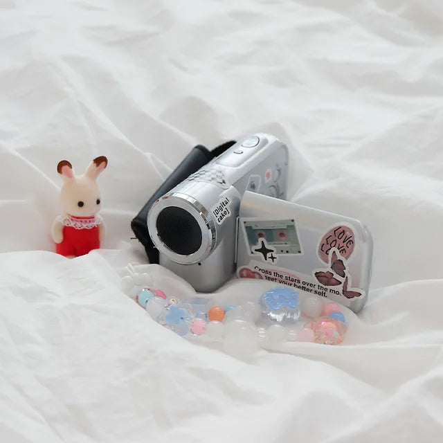 Huug- Y2K Retro Video Mini Camera  復古 DV 攝錄機 (附送 SD卡 + 裝飾貼紙 + 電池)