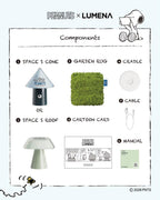 LUMENA X PEANUTS SPACE S GARDEN EDITION Portable lamp (CONE)