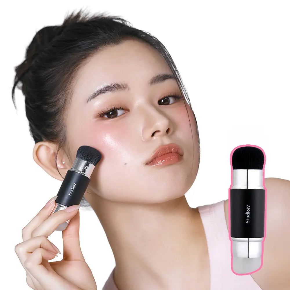 Studio17 - Dual Silicone Blusher Brush 雙頭矽膠腮紅刷