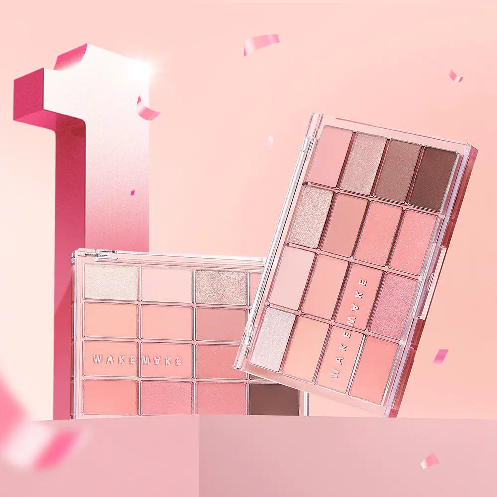 WakeMake - Soft Blurring Eye Palette 柔霧暈染眼影盤 16色 (10色選擇)