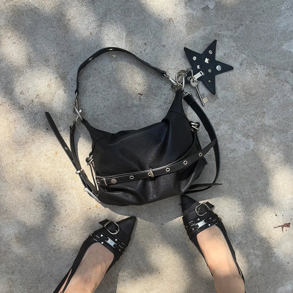 YEOMIM - mini slouchy bag_black