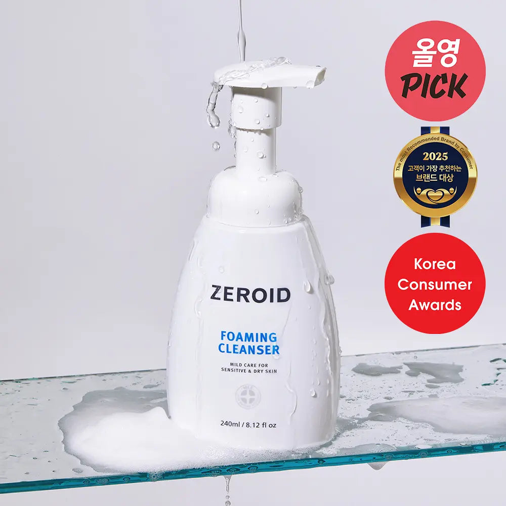 Zeroid - Foaming Cleanser 豐盈泡沫潔面乳 240ml