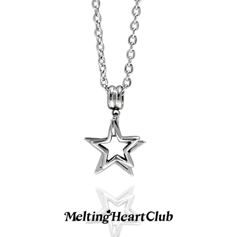 Melting Heart Club - Star in Star Necklace