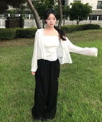 COIRIS - Nexo String Wide Sweat Pants (2 Colors)