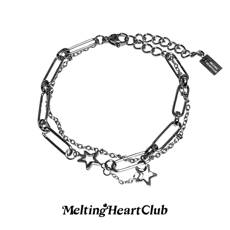 Melting Heart Club - Star Mix Chain Bracelet