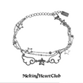 Melting Heart Club - Angel Star Tripple Chain Bracelet