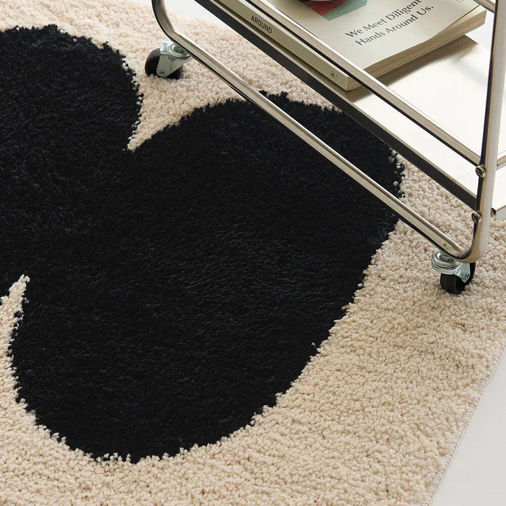 BoWell - Black Nuage 蓬鬆長毛睡房地氈 70 x 170 cm