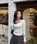 TWEE - Leche Tie Lace T-Shirt (4 Colors)