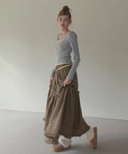 TWEE - Leche Tie Lace T-Shirt (4 Colors)