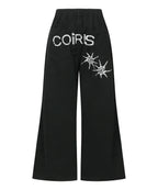 COIRIS - Dren Back Dirty Logo Parachute Cotton Pants (2 Colors)