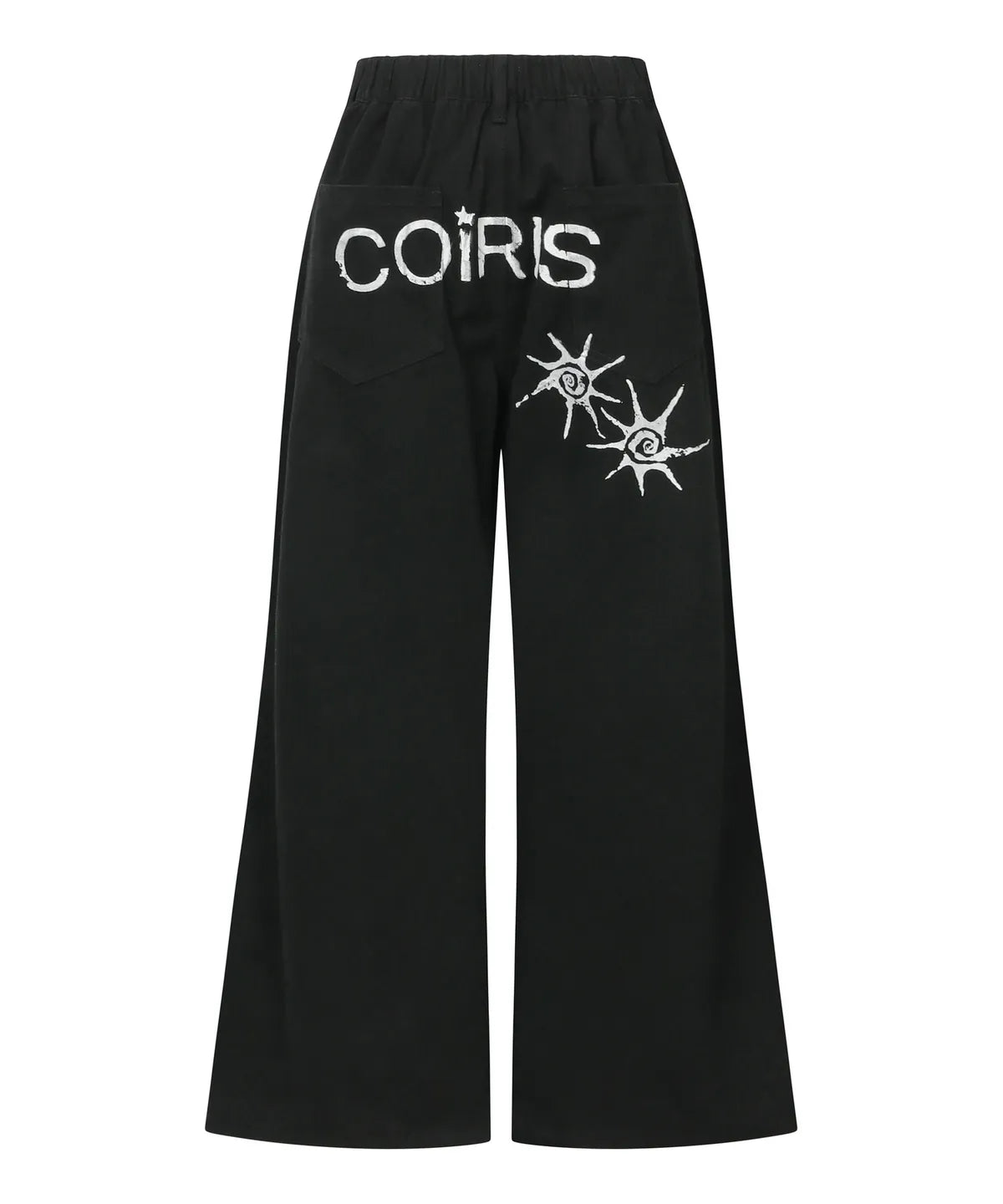 COIRIS - Dren Back Dirty Logo Parachute Cotton Pants (2 Colors)