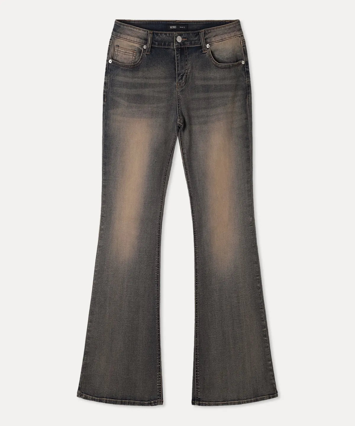 MIXXO - Low-Rise Washed Bootcut Jeans (3 Colors)