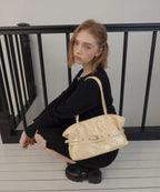 LETERIE - MELLOW REVERSIBLE BELT TOTE BAG (8 Colors)