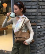 LETERIE - MELLOW REVERSIBLE BELT TOTE BAG (8 Colors)