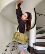 LETERIE - MELLOW REVERSIBLE BELT TOTE BAG (8 Colors)