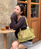 LETERIE - MELLOW REVERSIBLE BELT TOTE BAG (8 Colors)