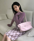 LETERIE - MELLOW REVERSIBLE BELT TOTE BAG (8 Colors)