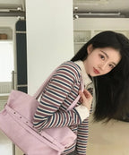 LETERIE - MELLOW REVERSIBLE BELT TOTE BAG (8 Colors)