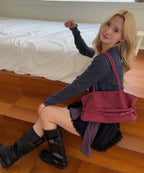 LETERIE - MELLOW REVERSIBLE BELT TOTE BAG (8 Colors)