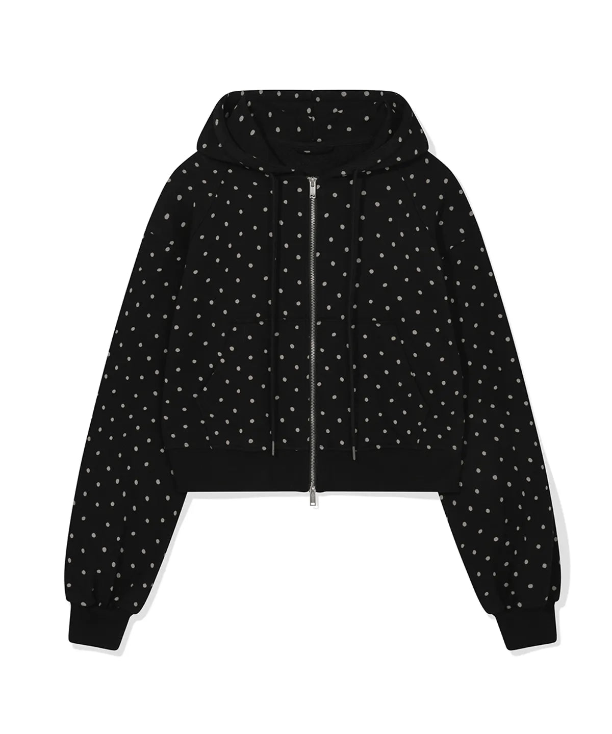 NOMBRE - SIGNATURE Dot Pintuck Hood Zip-up (2 Colors)