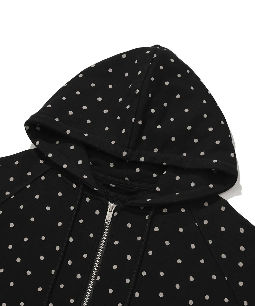 NOMBRE - SIGNATURE Dot Pintuck Hood Zip-up (2 Colors)