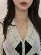 OFUSE - Cubic Cross Necklace-002